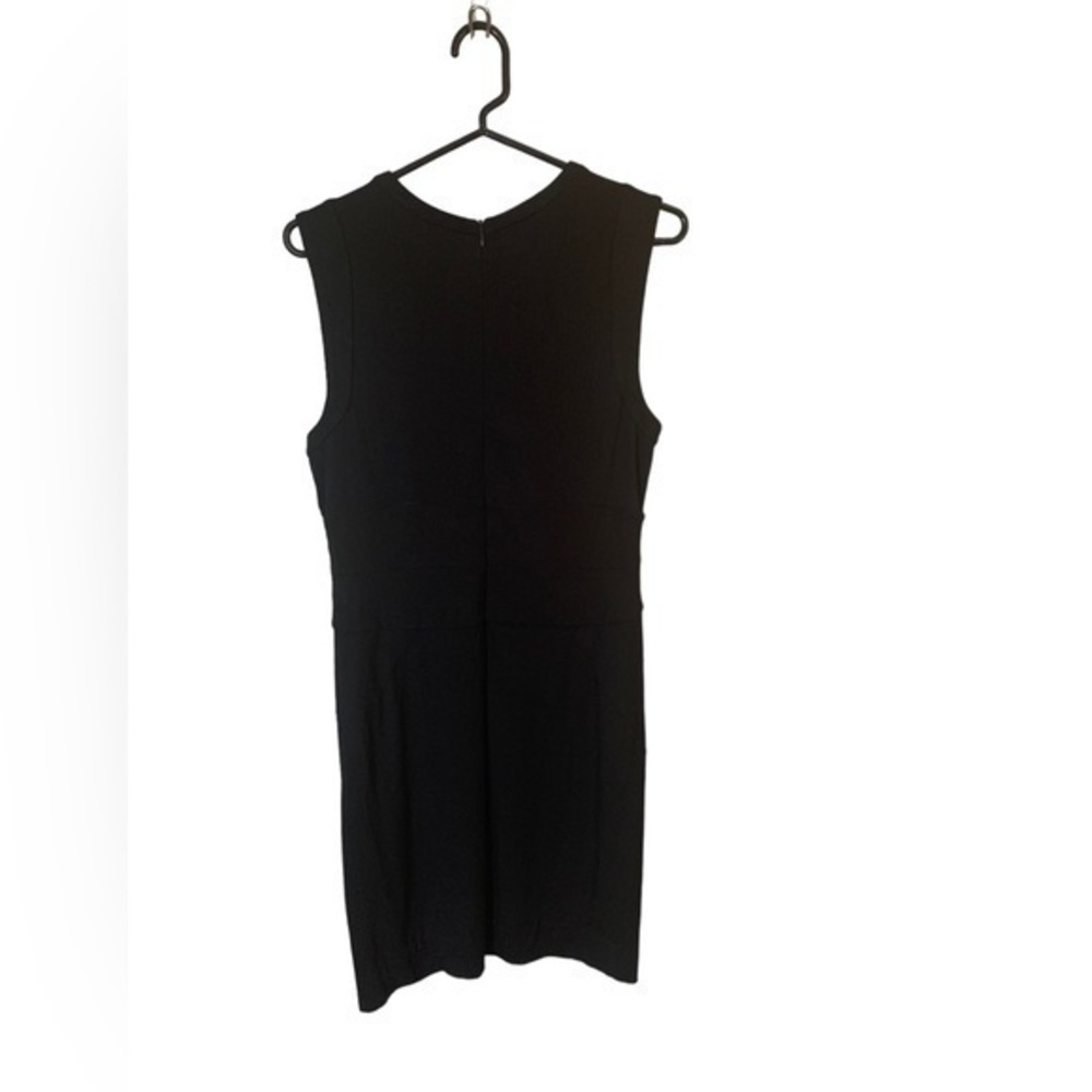 Diane Von Furstenberg Sleeveless Black Sheath Dress Size 12 - Picture 4 of 7